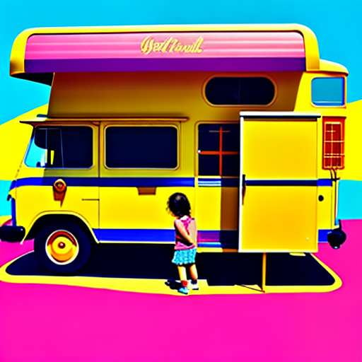 "Ice Cream Truck" Midjourney Portrait Prompt - Customizable Creations! - Socialdraft