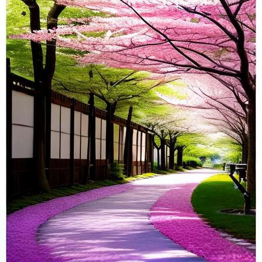 Cherry Blossom Midjourney Prompt: Create Your Own Beautiful Passage - Socialdraft