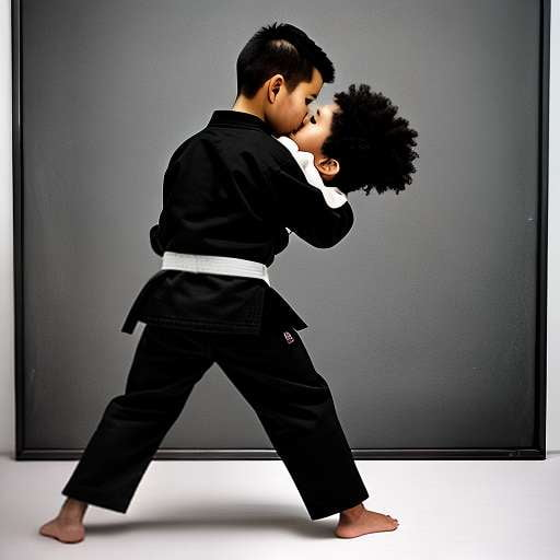 Chalkboard Judo Image Generation Midjourney Prompt - Socialdraft