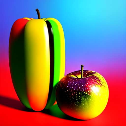 Colorful Fruit & Veggie Skewers - Midjourney Creation - Socialdraft