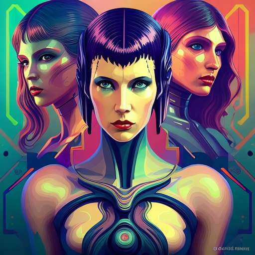Blade Runner Women Midjourney Prompts - Socialdraft