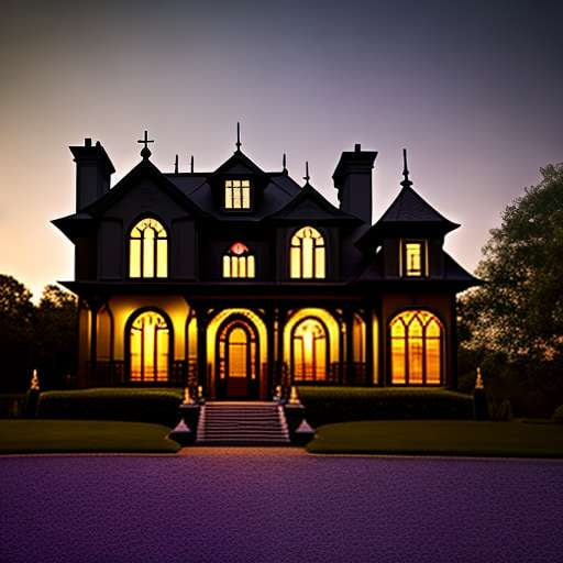 Mystical Mansion - Customizable Midjourney Prompt for Image Creation - Socialdraft