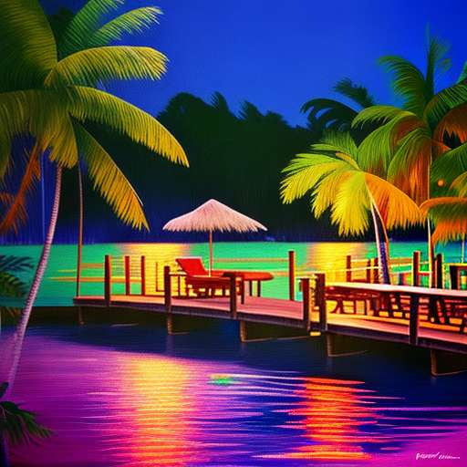 Island Nights Midjourney Image Prompts for Personalized Art Creation - Socialdraft