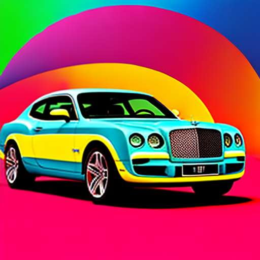 Bentley Bacalar Pop Art Portrait Midjourney Custom Prompt - Text-to-Image Generation - Socialdraft
