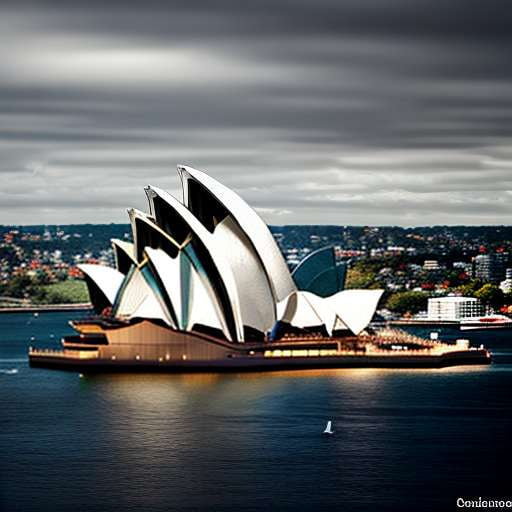 Opera House Aerial View Midjourney Prompt - Customizable Image Generation Prompt - Socialdraft