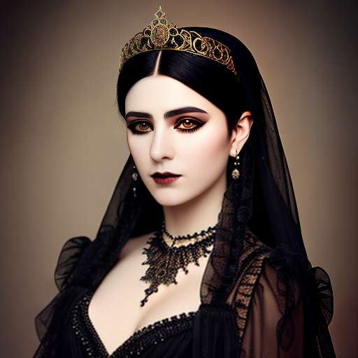 Female Gothic Portrait Midjourney Prompt - Customizable and Unique! - Socialdraft