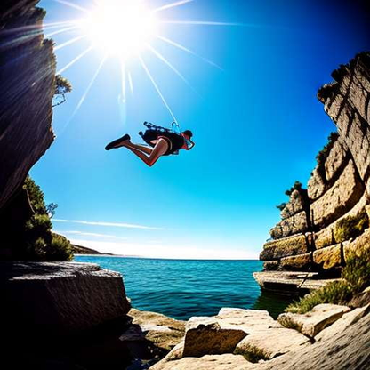 Cliff Diver Midjourney Challenge: Create Your Own Thrilling Jump - Socialdraft