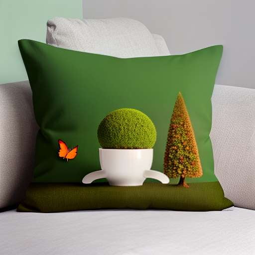 Topiary Animal Pillow Midjourney Creation | Customizable Text-to-Image Prompt - Socialdraft