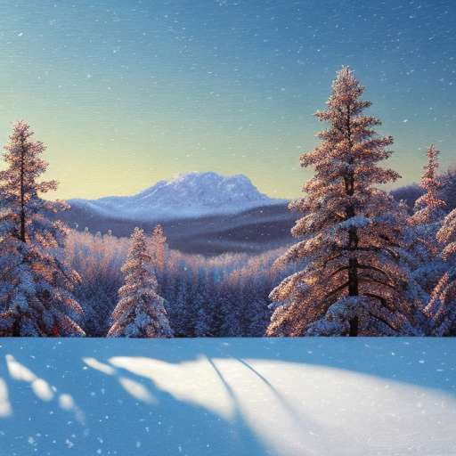 Winter Nature Landscapes - Midjourney Prompts for Stunning Backgrounds - Socialdraft