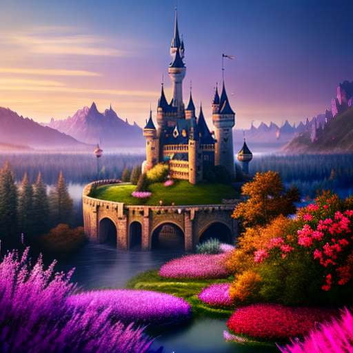 "Enchanted Castle" - Custom Midjourney Prompt for Imaginative Artistic Creations - Socialdraft