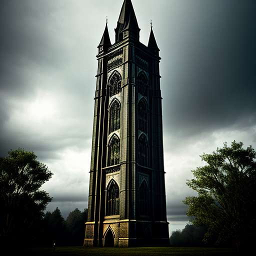 "Dark and Mysterious Gothic Tower Midjourney Prompt" - Socialdraft