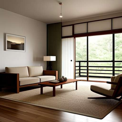Japanese Zen Living Room Midjourney Prompt - Text-to-Image Creation - Socialdraft