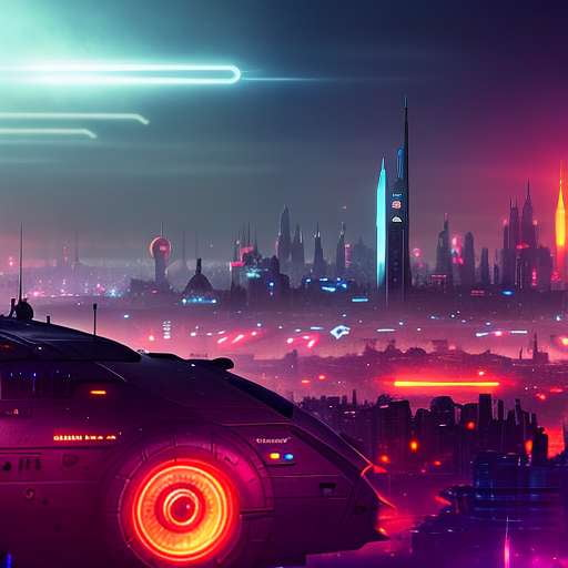 Alien Invasion Cityscape Midjourney Prompt - Create Your Own Extraterrestrial Adventure - Socialdraft