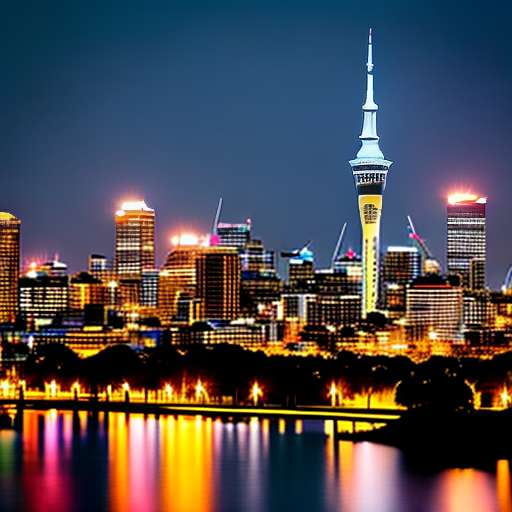 Auckland Cityscape Midjourney Prompt - Customizable Skyline Art Inspiration - Socialdraft
