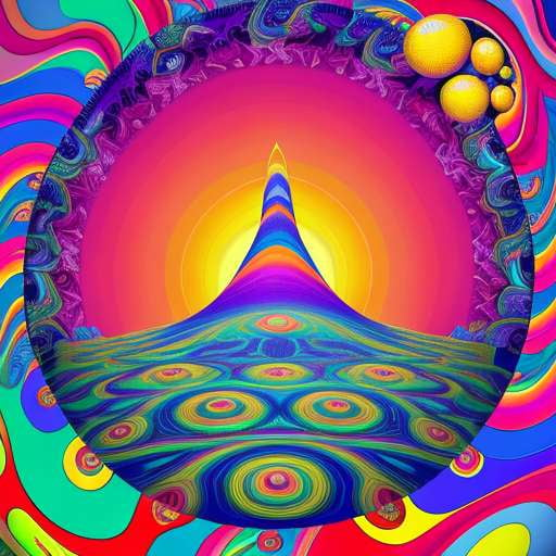 Midjourney Psychedelic Posters - Customizable & Unique Prompts - Socialdraft