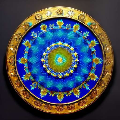 Custom Mandala Mosaic Mirror Midjourney Prompt - Unique Image Generation - Socialdraft