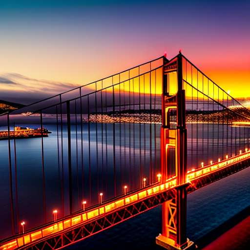 Golden Gate Bridge Midjourney Prompt - Text-to-Image Art Generation - Socialdraft