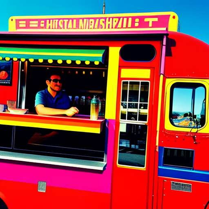 Argentine Food Truck Portrait Midjourney Creation - Socialdraft
