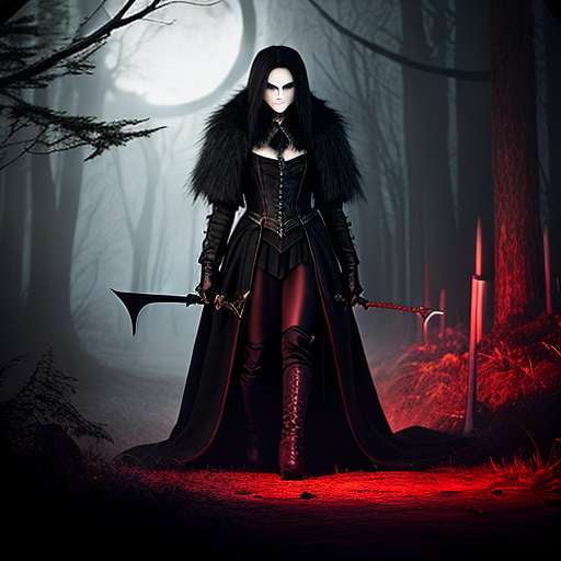fantasy vampire warrior