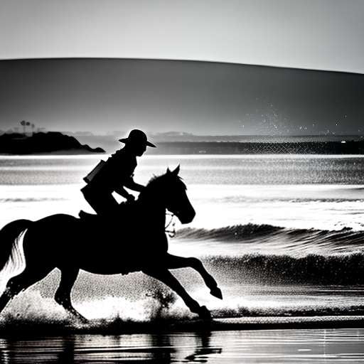 Midjourney Beach Horse Riding Prompt for Unique and Customizable Creations - Socialdraft