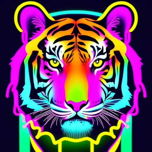 Neon Animal Midjourney Prompts for Custom Designs - Socialdraft