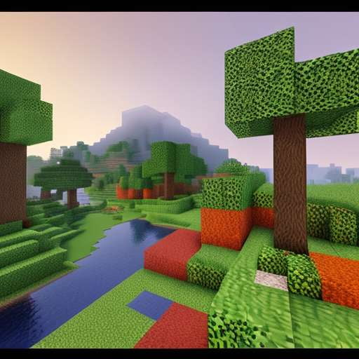 Midjourney Minecraft Landscapes: Customizable World-Building Prompts - Socialdraft