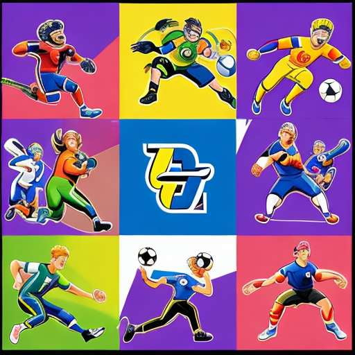 Professional Teams Customizable Cartoony Clip Art for Business and Sport Events - Socialdraft