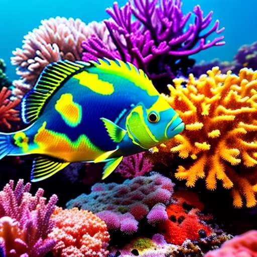 Dotted Marine Life Midjourney Prompt - Create Your Own Underwater Masterpiece - Socialdraft