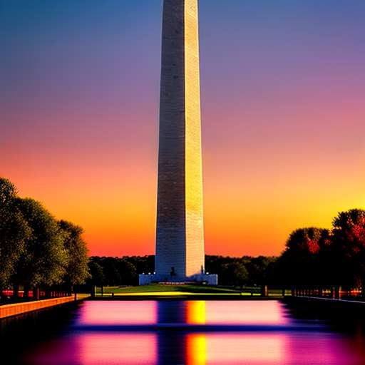 Washington Monument Portrait - Customizable Midjourney Prompt - Socialdraft
