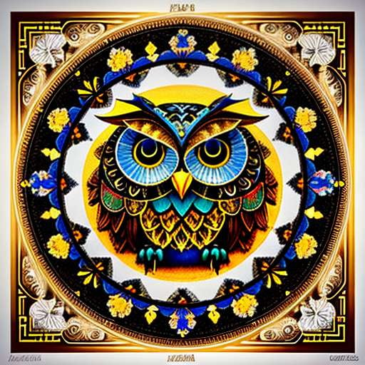 "Customizable Owl Mandala Midjourney Prompt for Unique Meditation Art" - Socialdraft