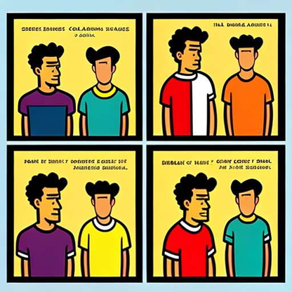 Seinfeld Style Cartoon Midjourney Prompt - Socialdraft