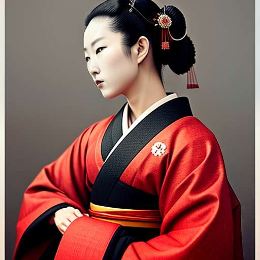Samurai Lady Kimono Midjourney Prompt - Create your Own Custom Samurai Lady Kimono Image - Socialdraft