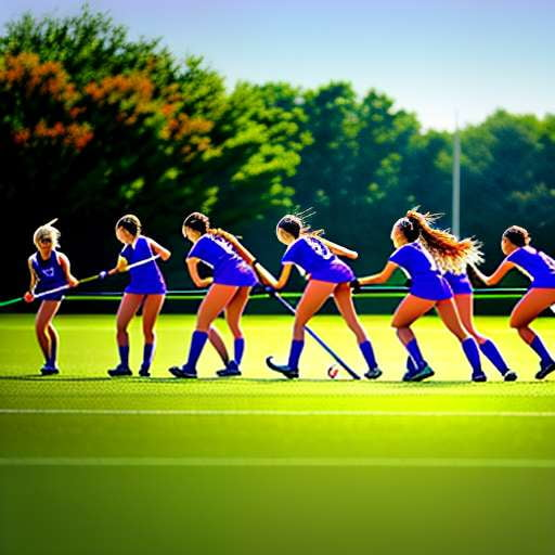 High School Field Hockey Tribute Midjourney Prompt - Socialdraft