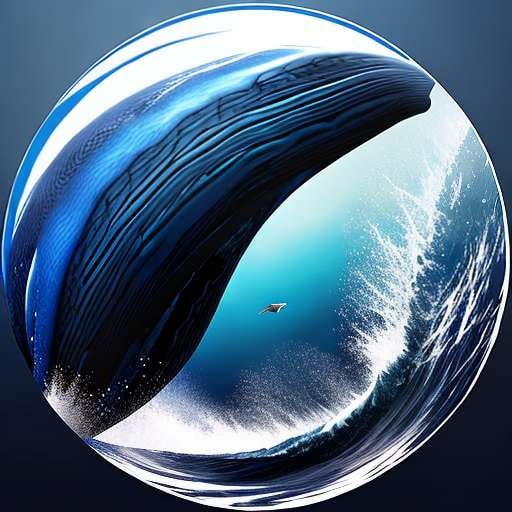 Blue Whale Breach Mandala Midjourney Prompt for Custom Artwork Creation - Socialdraft