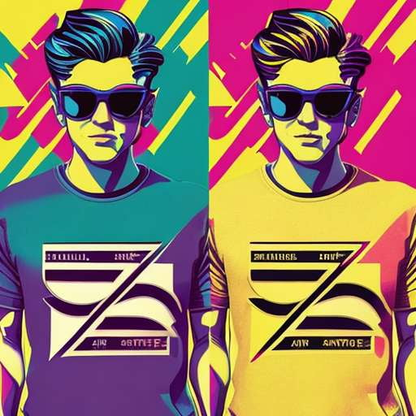 Midjourney Retro T-shirt Designs in Vibrant Colors - Socialdraft