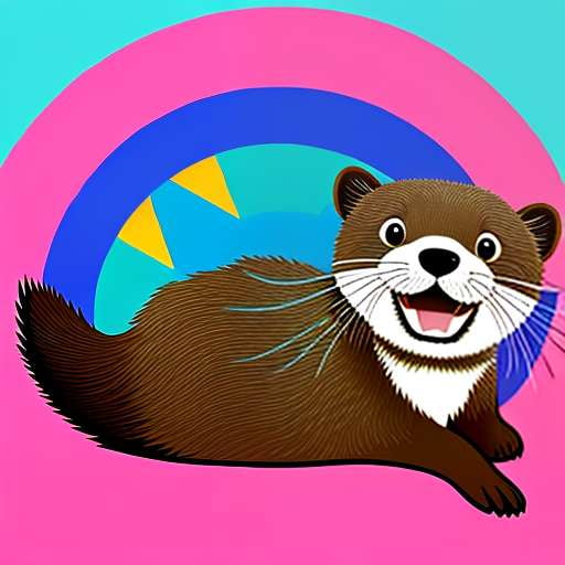 Otterly Adorable T-Shirt Design - Cute Otter Midjourney Prompt - Socialdraft