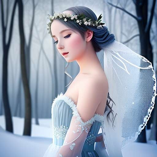 Snow Nymph Midjourney Prompt for Stunning Winter Art Inspiration - Socialdraft