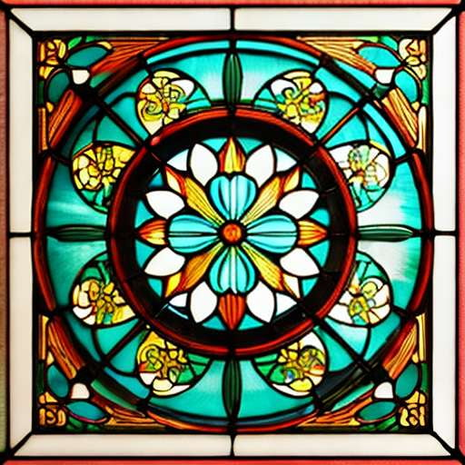Tiffany Stained Glass Window Midjourney Prompt - Socialdraft