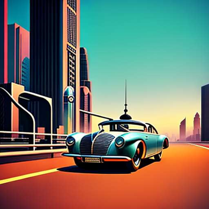 "Retro Hover Car" Midjourney Prompt - Create Your Own 80s-Inspired Ride - Socialdraft