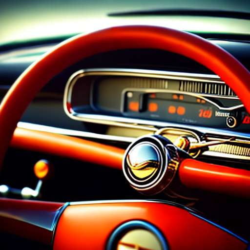 Retro Car Controls Midjourney Prompt - Customize Your Own Vintage Ride! - Socialdraft