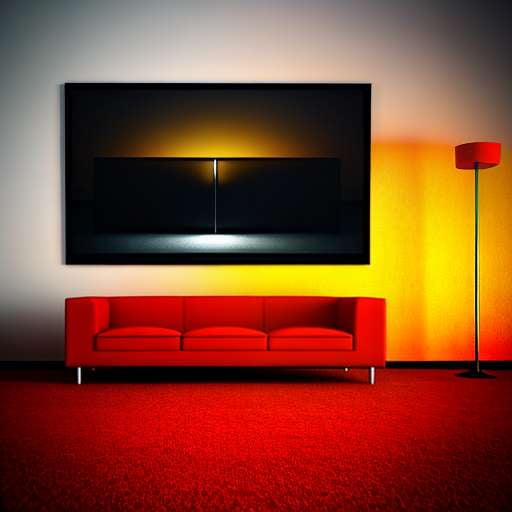 "Fiery Furnishings" Midjourney Prompt: Create a Burning Couch Image - Socialdraft