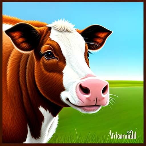 Farm Animal Gouache Illustrations - Midjourney Prompt for Custom Art Creation - Socialdraft