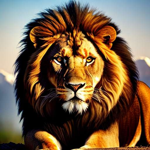 Lion Kingdom Midjourney Image Prompt - Create Unique Artwork of Majestic Lions - Socialdraft