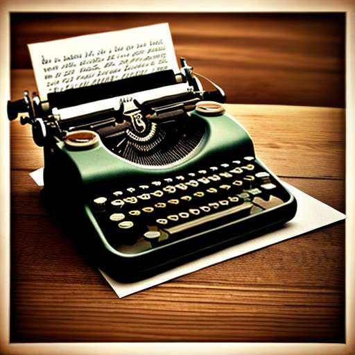 Journalist's Typewriter Midjourney Prompts - Write Like a Pro! - Socialdraft