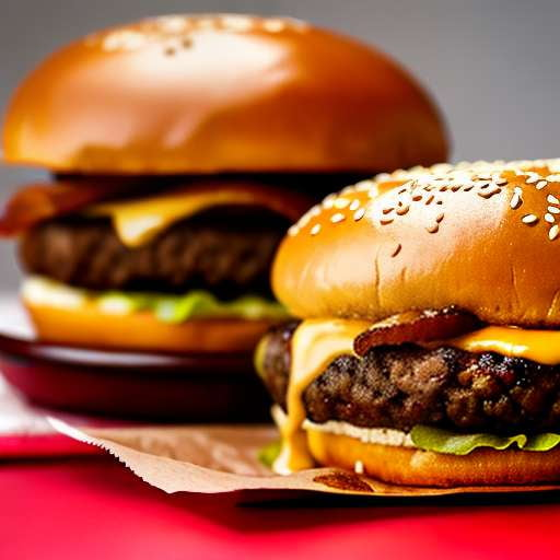 Chipotle Bacon Pretzel Bun Burger Midjourney Creation - Socialdraft