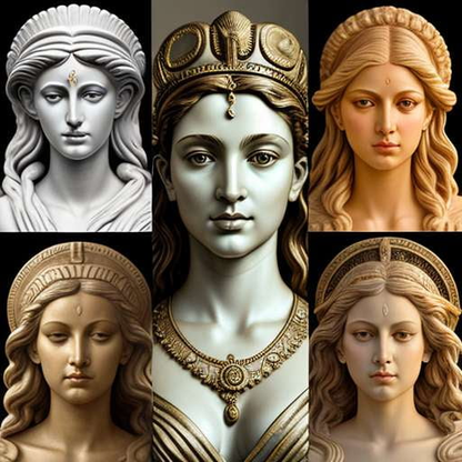 Athena, The Greek Goddess 👑 Midjourney prompt(s) by