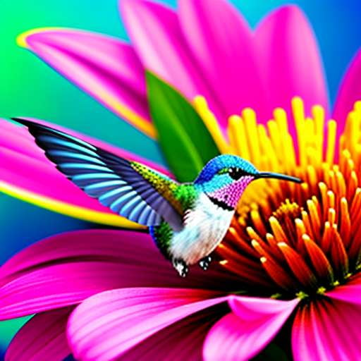 Floral Hummingbird Bikini Midjourney Prompt - Socialdraft
