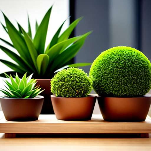 Artistic Indoor Plant Arrangement Midjourney Prompt - Customizable Plant Design Ideas - Socialdraft