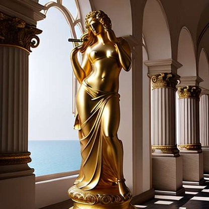 Athena, The Greek Goddess 👑 Midjourney prompt(s) by