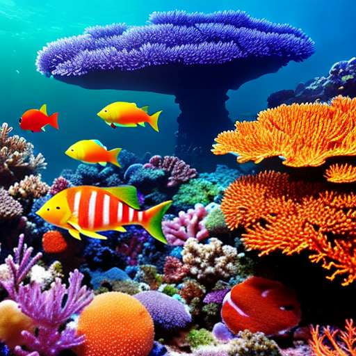 Coral Reef Biome Midjourney Image Prompt - Socialdraft